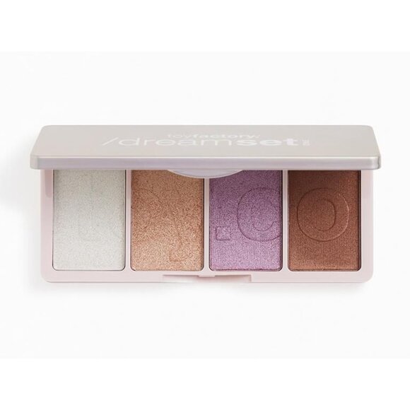 Toyfactory Dreamset One Highlighter Serum Palette With Built-In Mirror 4 Shades - Picture 2 of 6